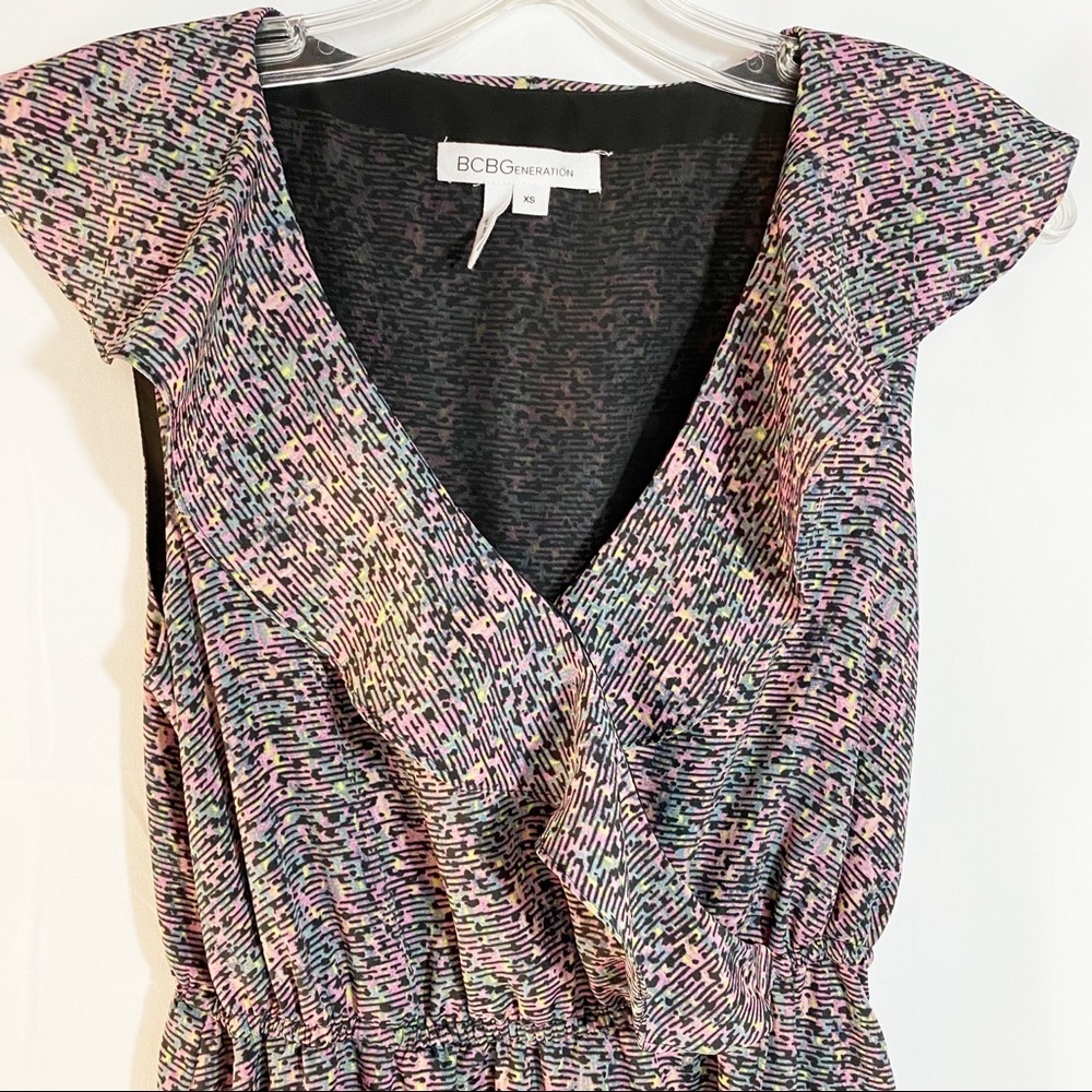 BCBGeneration | Ruffle Neckline Dress - Picture 3 of 6